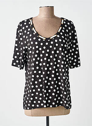 Tricou elasticitate mâneci scurte negru ANANKE femeie