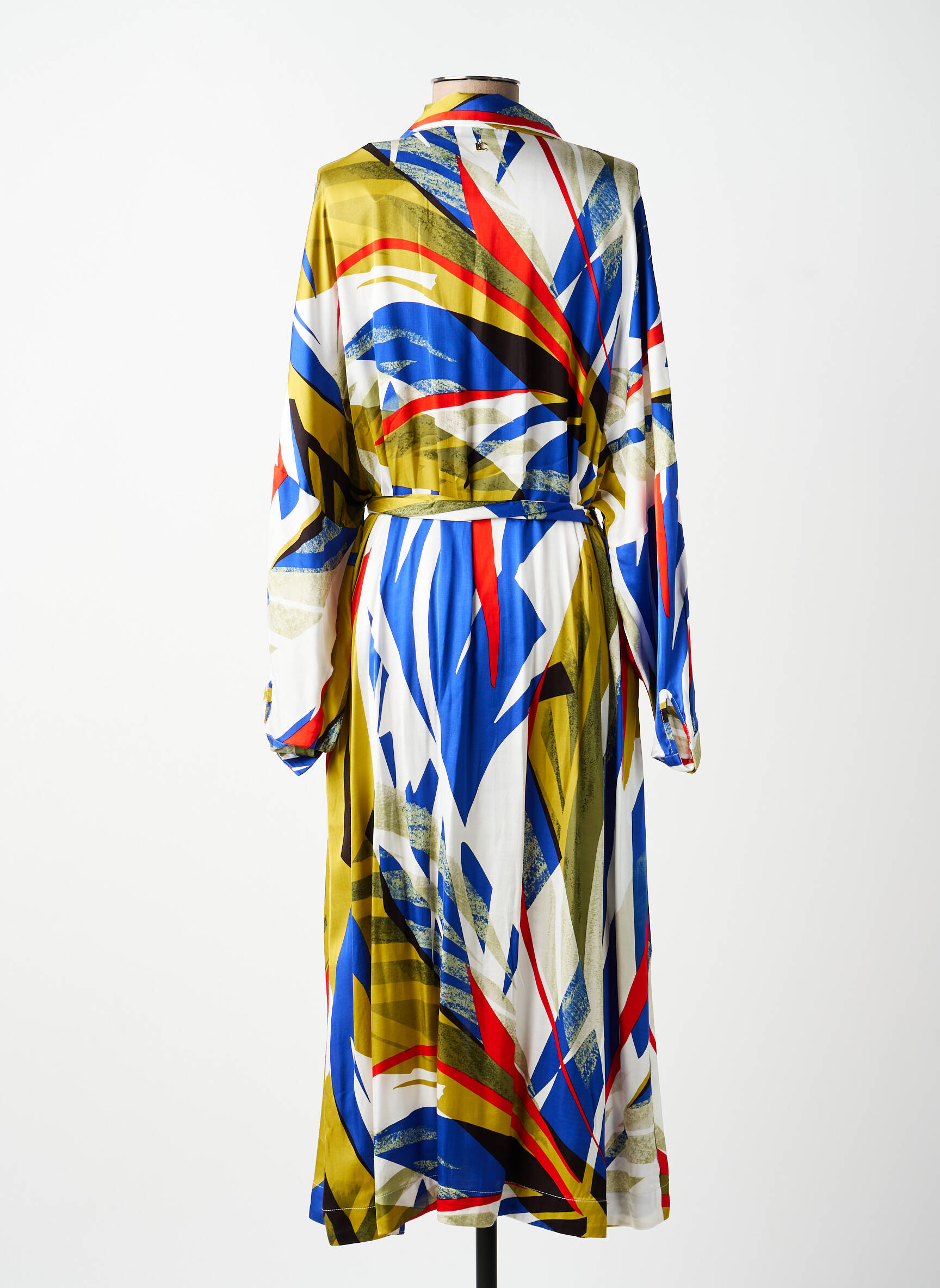 Rochie lungă mâneci lungi mâneci lungi albastru LOLA CASADEMUNT femeie
