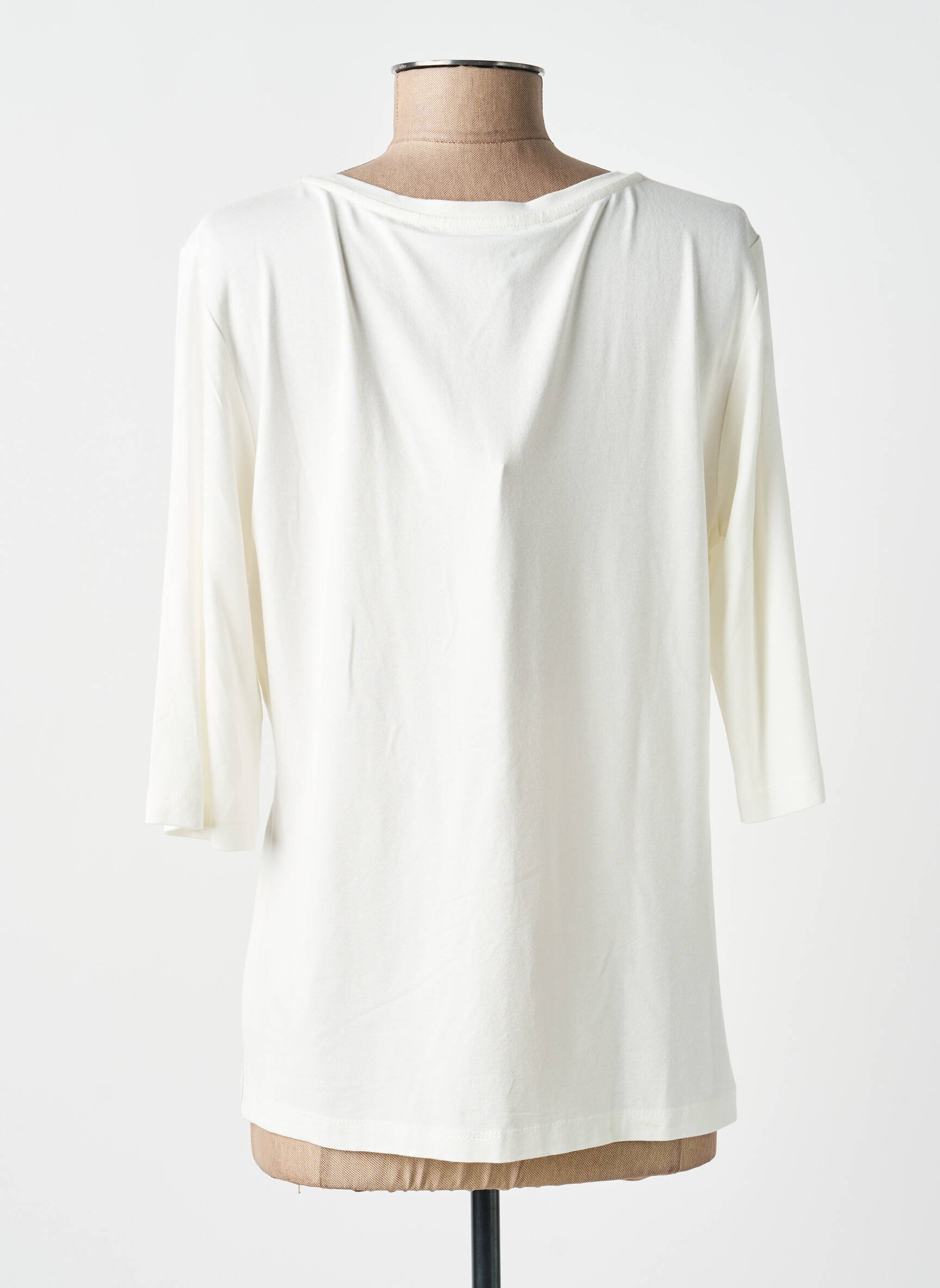 Tricou mâneci 3/4 mâneci 3/4 bej ANANKE femeie