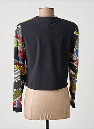 Jachete casual guler rotund negru MERI & ESCA femeie