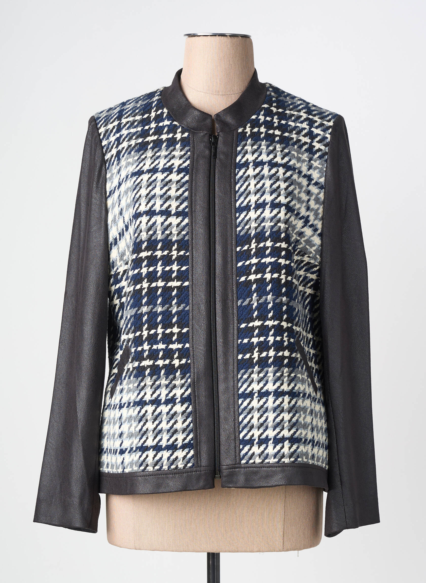 Jachete casual guler rotund negru GUY DUBOUIS femeie