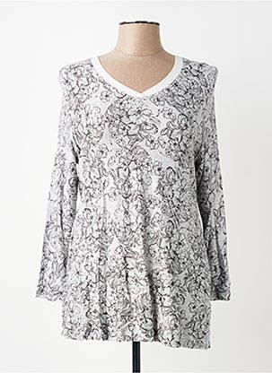 Tricou mâneci lungi mâneci lungi gri BAGORAZ femeie