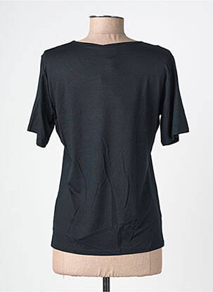 Tricou elasticitate mâneci scurte negru GUY DUBOUIS femeie
