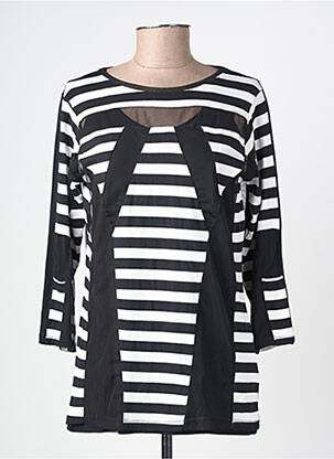 Twin-set guler rotund negru MERI & ESCA femeie