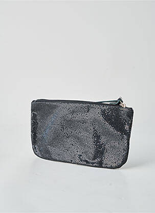 Trusă efect material satinat negru LOUISON femeie