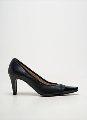 Pantofi cu toc material neted toc de 7 la 9 cm negru BRENDA ZARO femeie