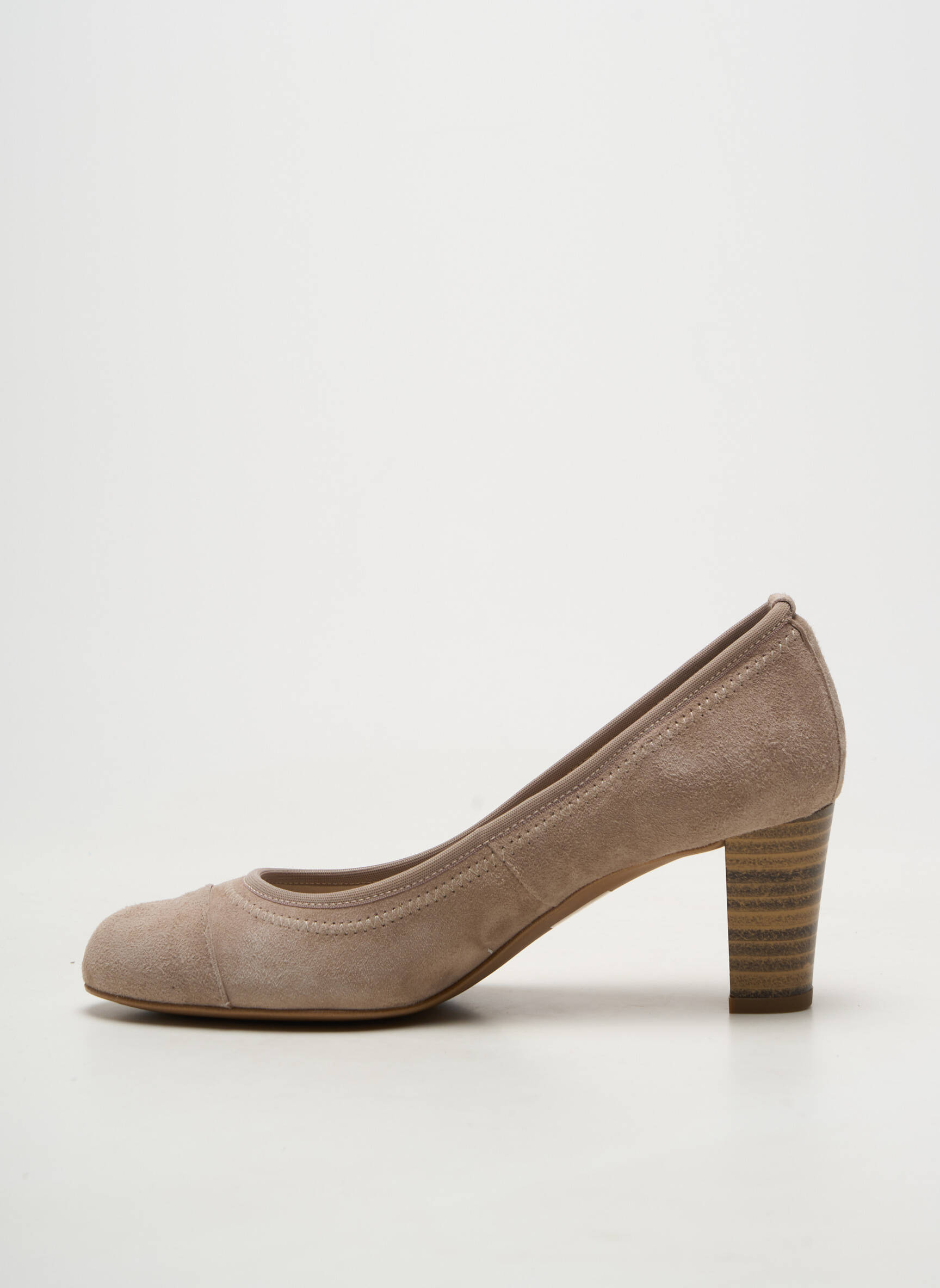Pantofi cu toc toc de 4 la 6 cm bej BRENDA ZARO femeie