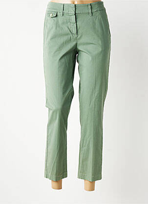 Pantalon drept elasticitate mărime normală verde GARDEUR femeie