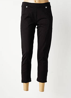 Pantalon 7/8 elasticitate mărime normală negru DOLCEZZA femeie