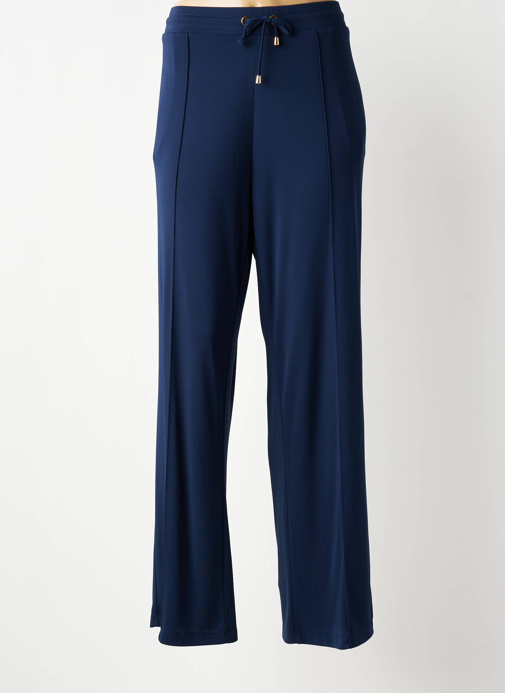 Pantalon drept elasticitate albastru ANANKE femeie