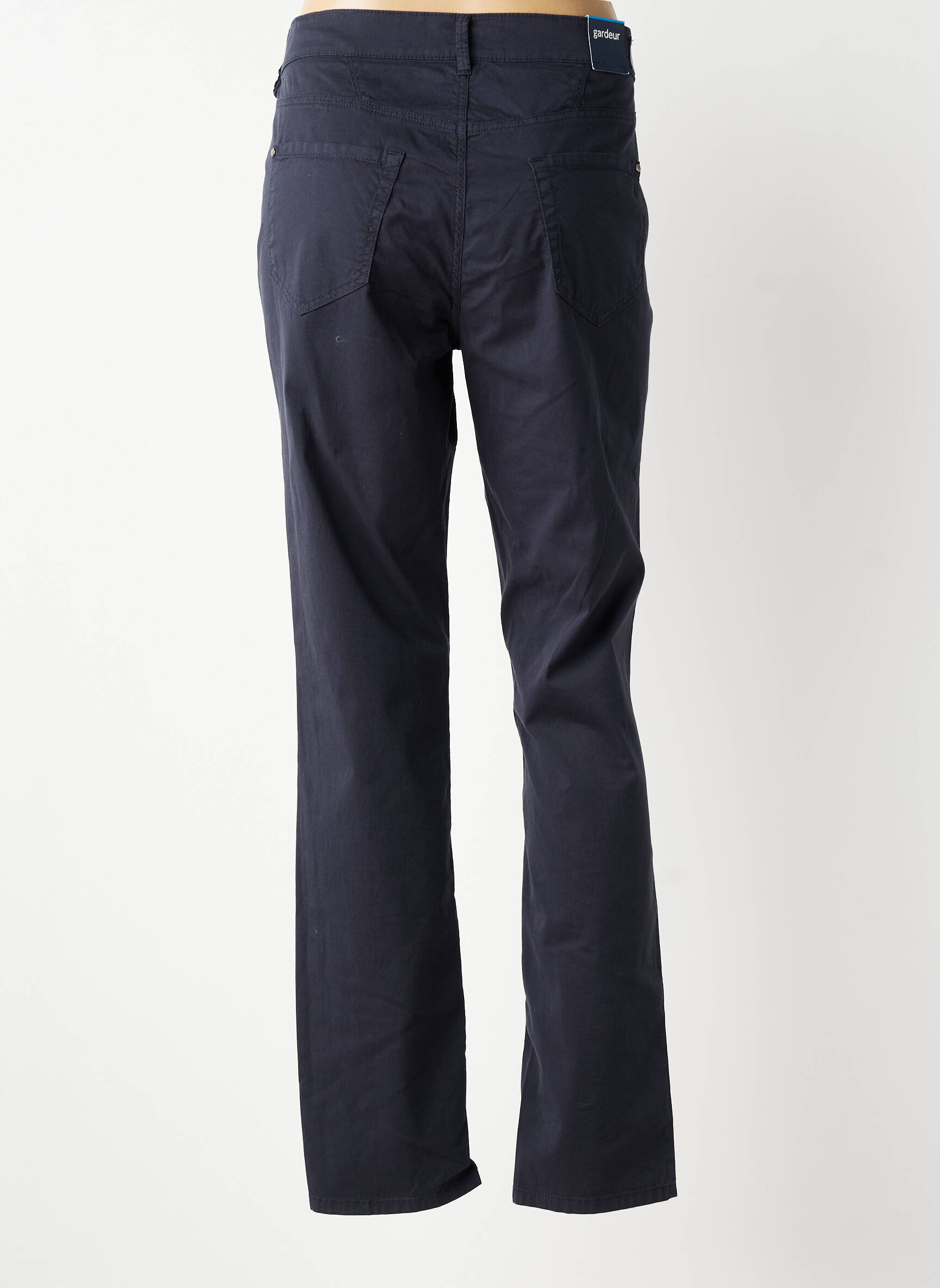 Pantalon drept elasticitate mărime normală albastru GARDEUR femeie