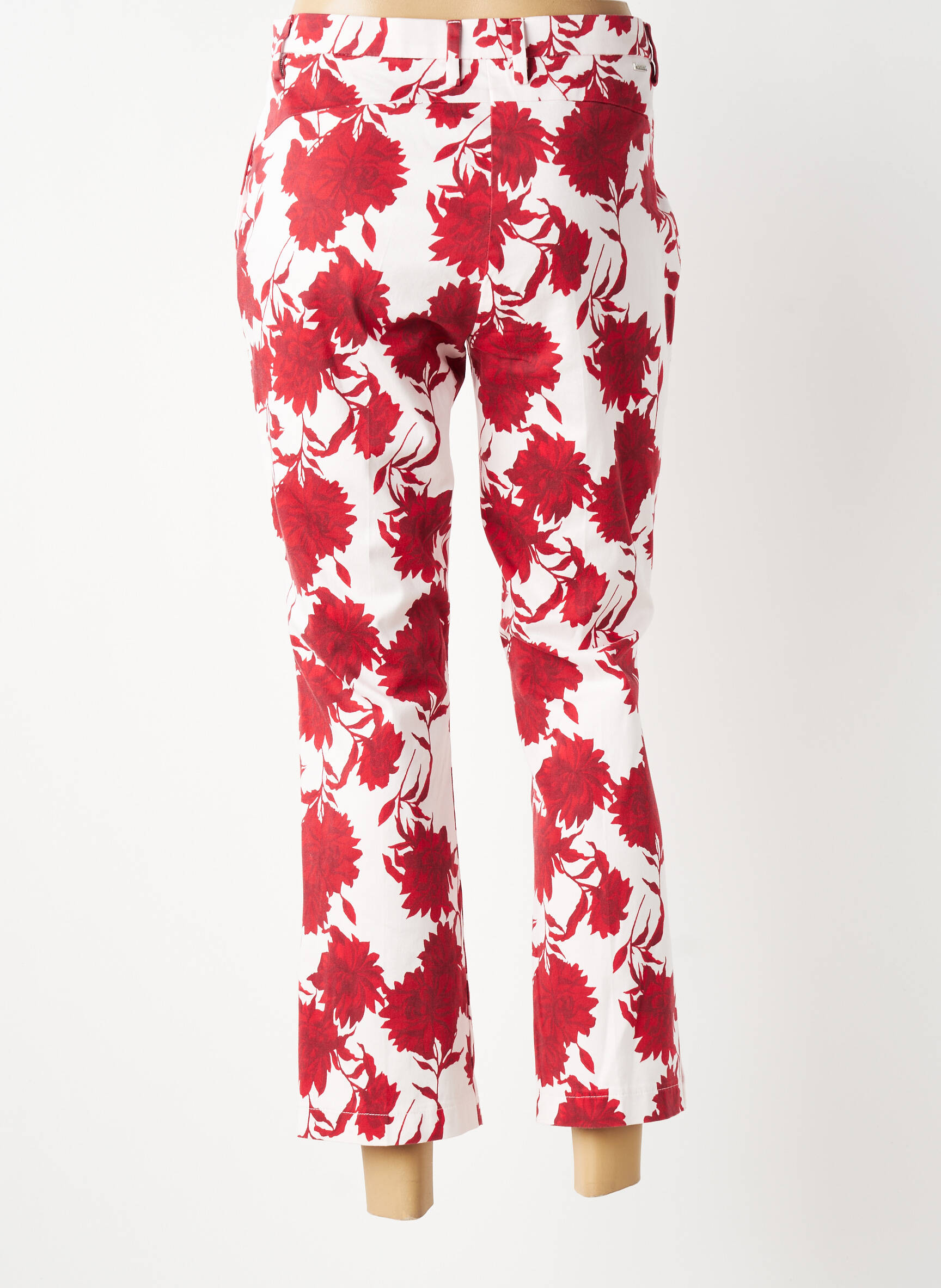 Pantalon 7/8 elasticitate mărime normală roșu GARDEUR femeie