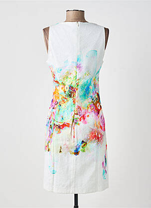 Rochie midi imprimeu floral fără mâneci bej PAUL BRIAL femeie
