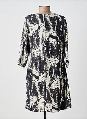 Rochie scurtă mâneci 3/4 mâneci 3/4 negru SUN LIGHT femeie