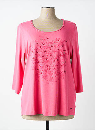 Tricou mâneci 3/4 mâneci 3/4 roz OLSEN femeie