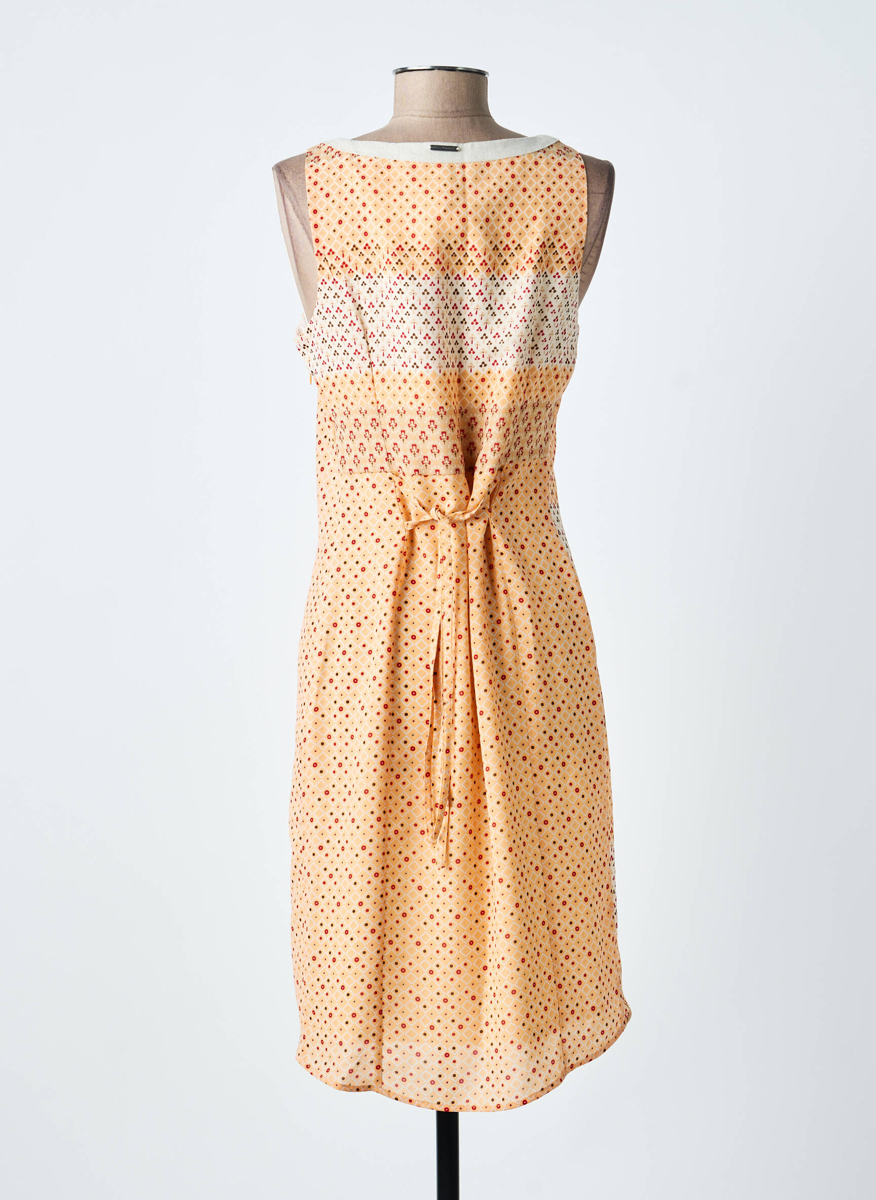 Rochie midi fără mâneci fără mâneci portocalie ALICE ET BARNABE femeie