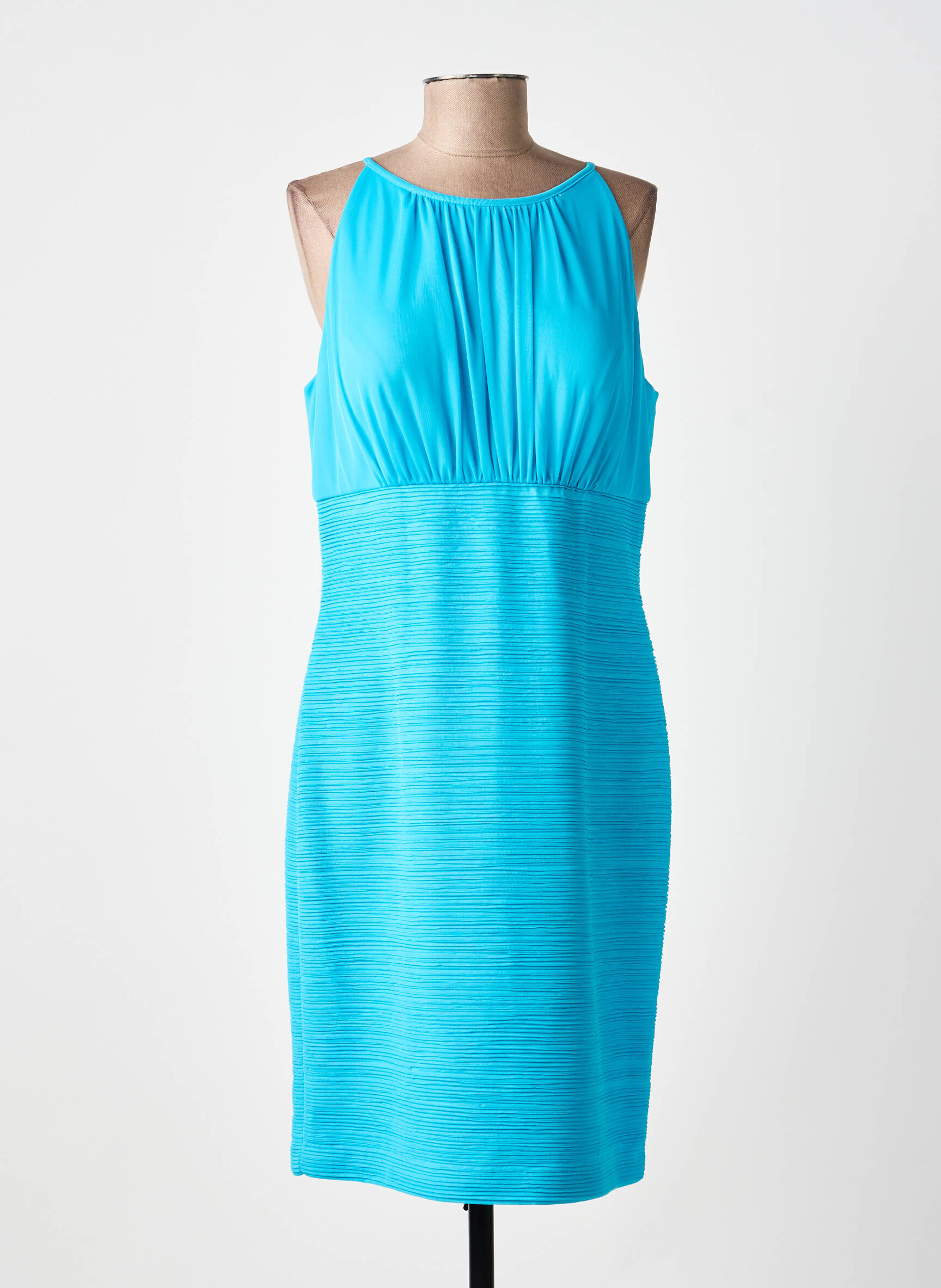 Rochie midi fără mâneci fără mâneci albastru PAUL BRIAL femeie