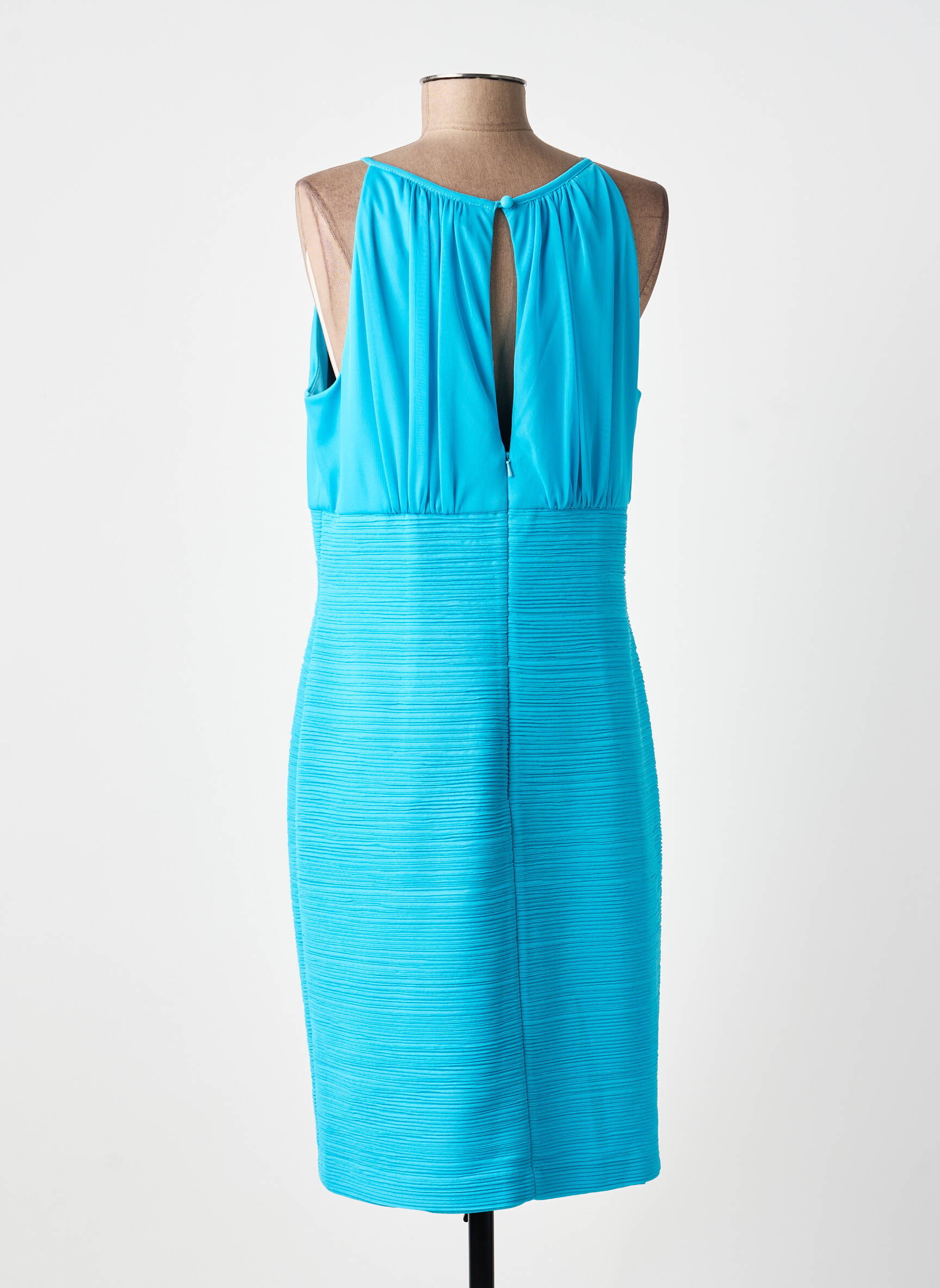 Rochie midi fără mâneci fără mâneci albastru PAUL BRIAL femeie