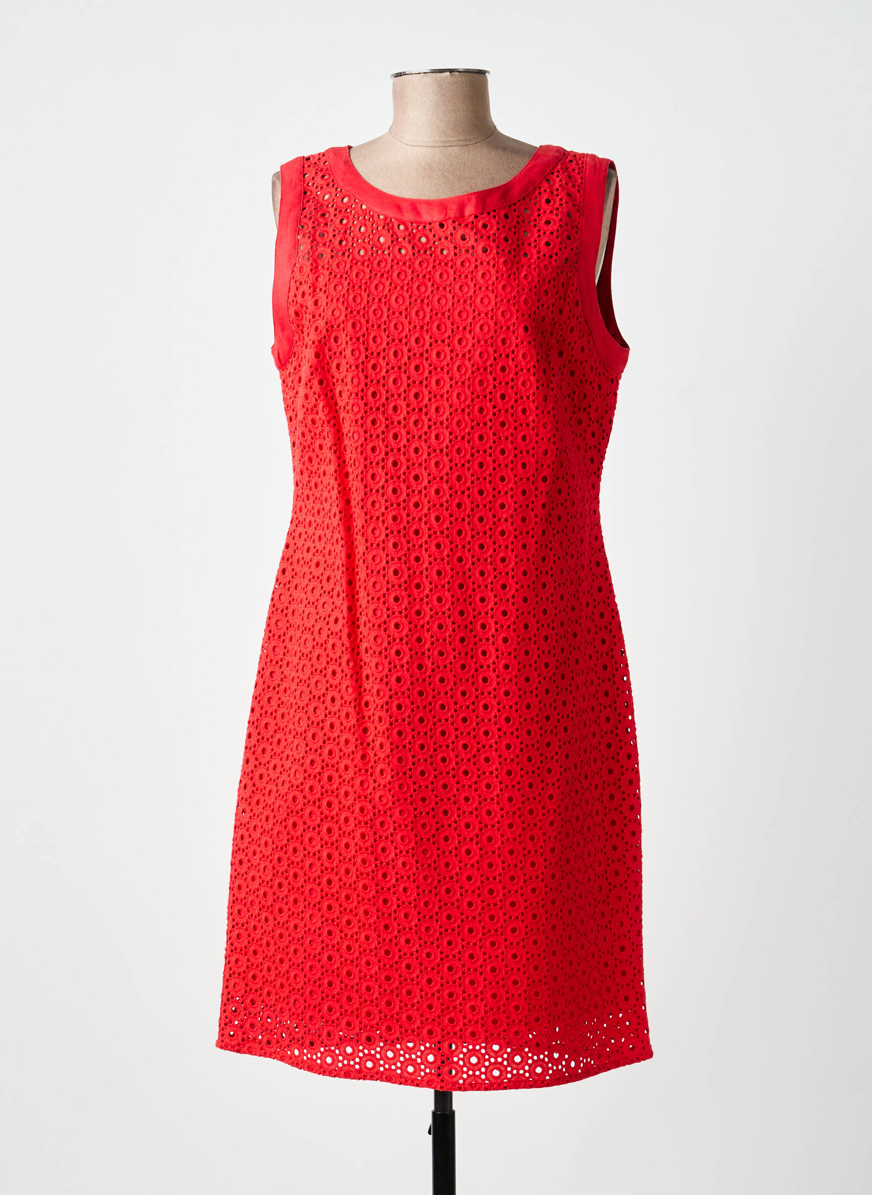 Rochie midi fără mâneci fără mâneci roșu PAUL BRIAL femeie