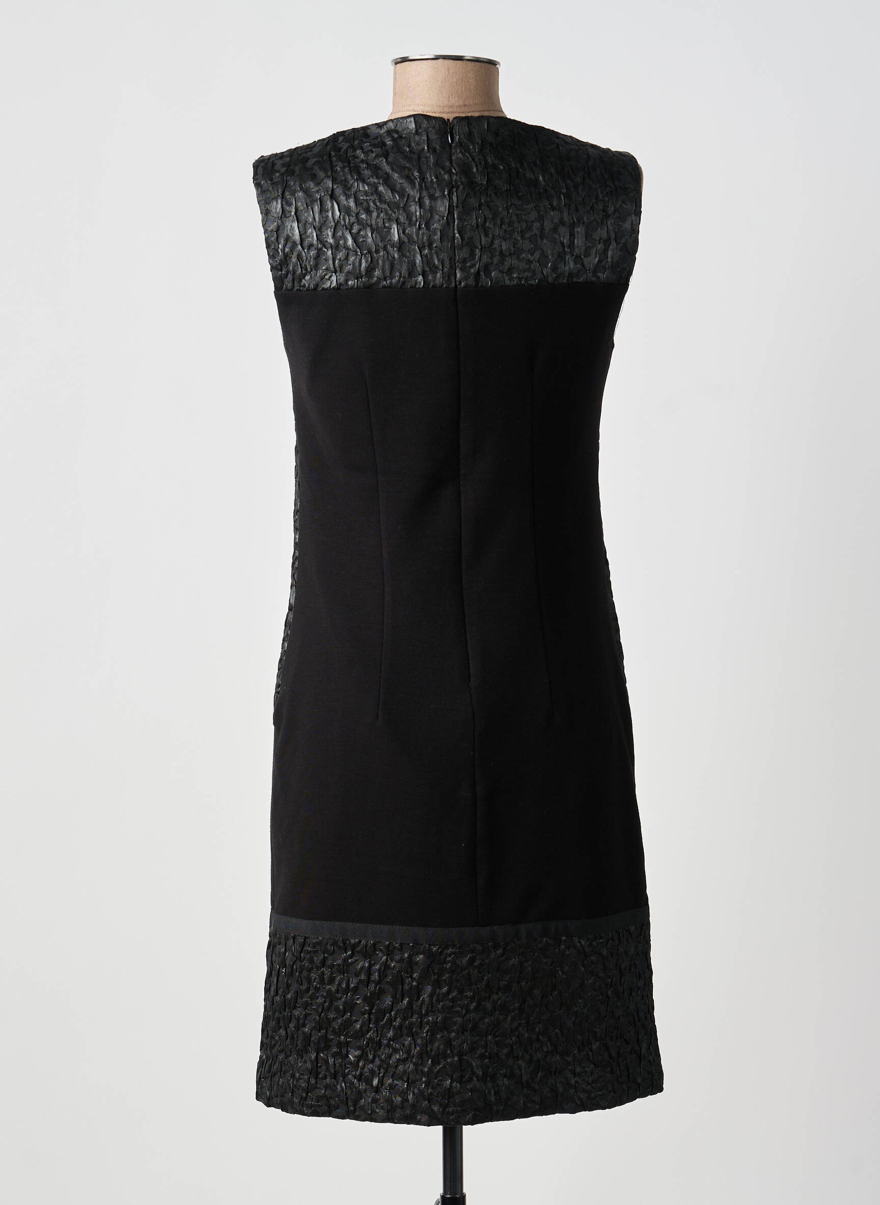 Rochie midi fără mâneci fără mâneci negru PAUL BRIAL femeie