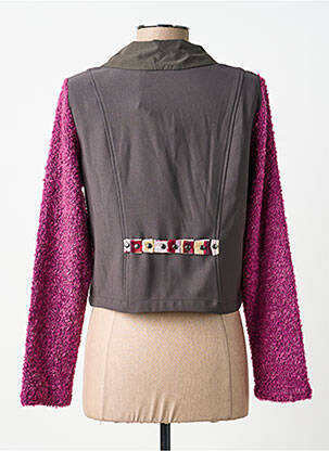 Jachete casual guler rotund violet ALICE ET BARNABE femeie