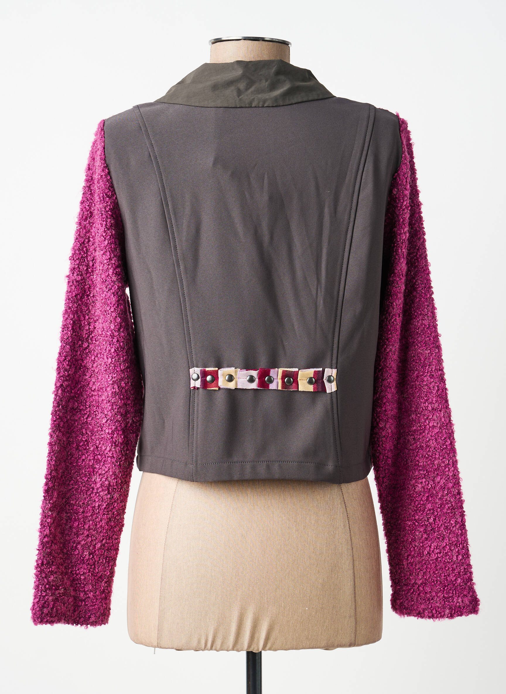 Jachete casual guler rotund violet ALICE ET BARNABE femeie