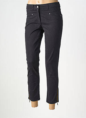 Pantalon 7/8 elasticitate mărime normală negru PAUL BRIAL femeie
