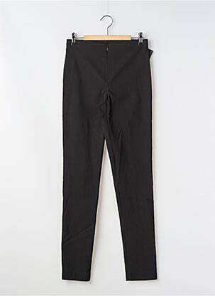 Pantalon slim talie elastică mărime normală negru LAUREN VIDAL femeie