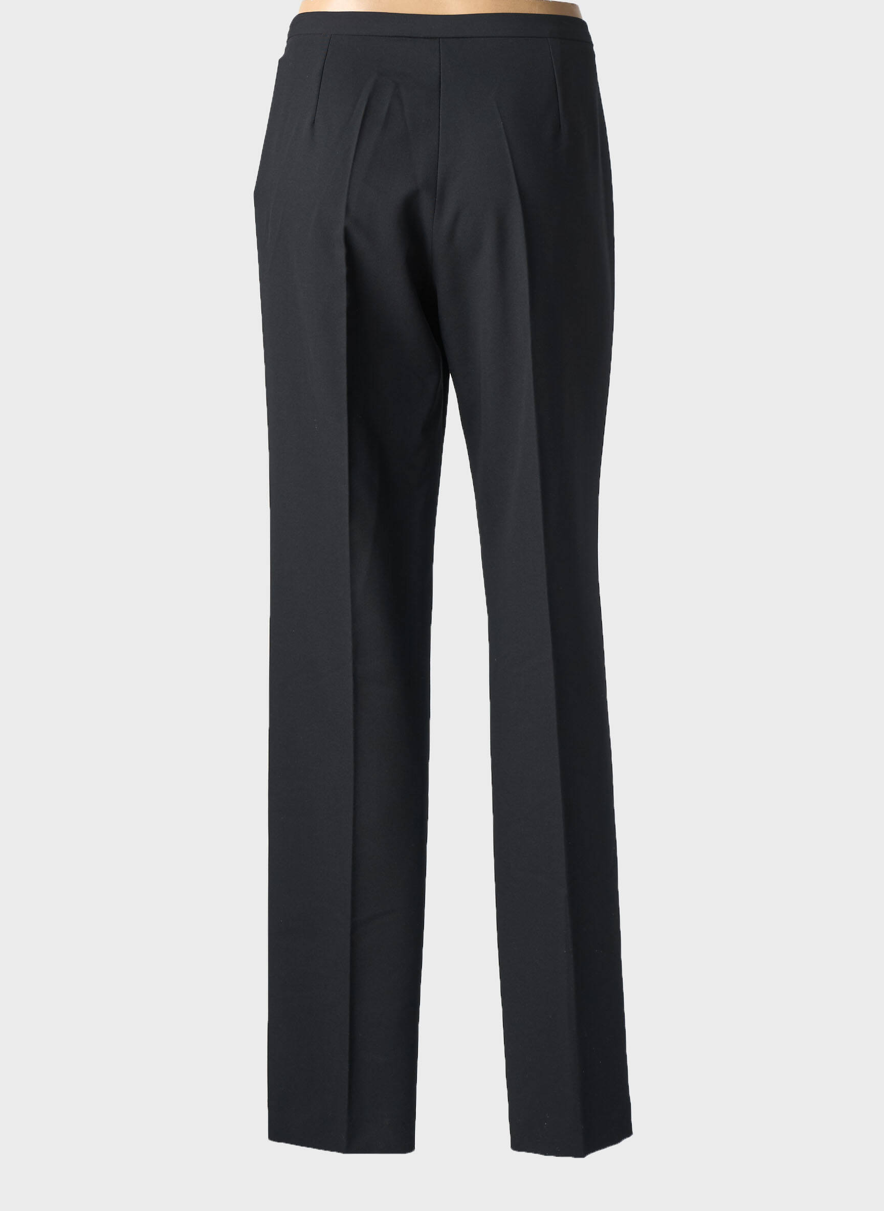 Pantalon drept elasticitate mărime normală negru ANDAMIO femeie