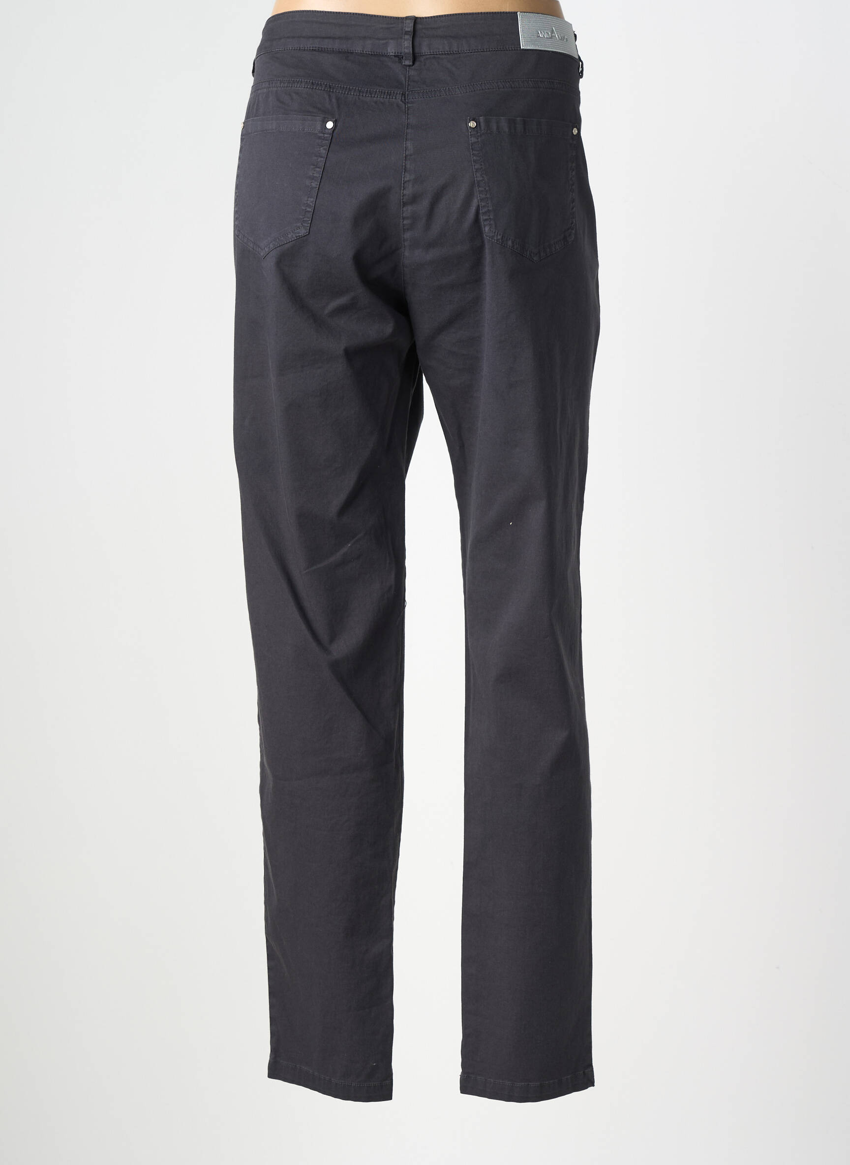 Pantalon drept elasticitate mărime normală negru ANDAMIO femeie