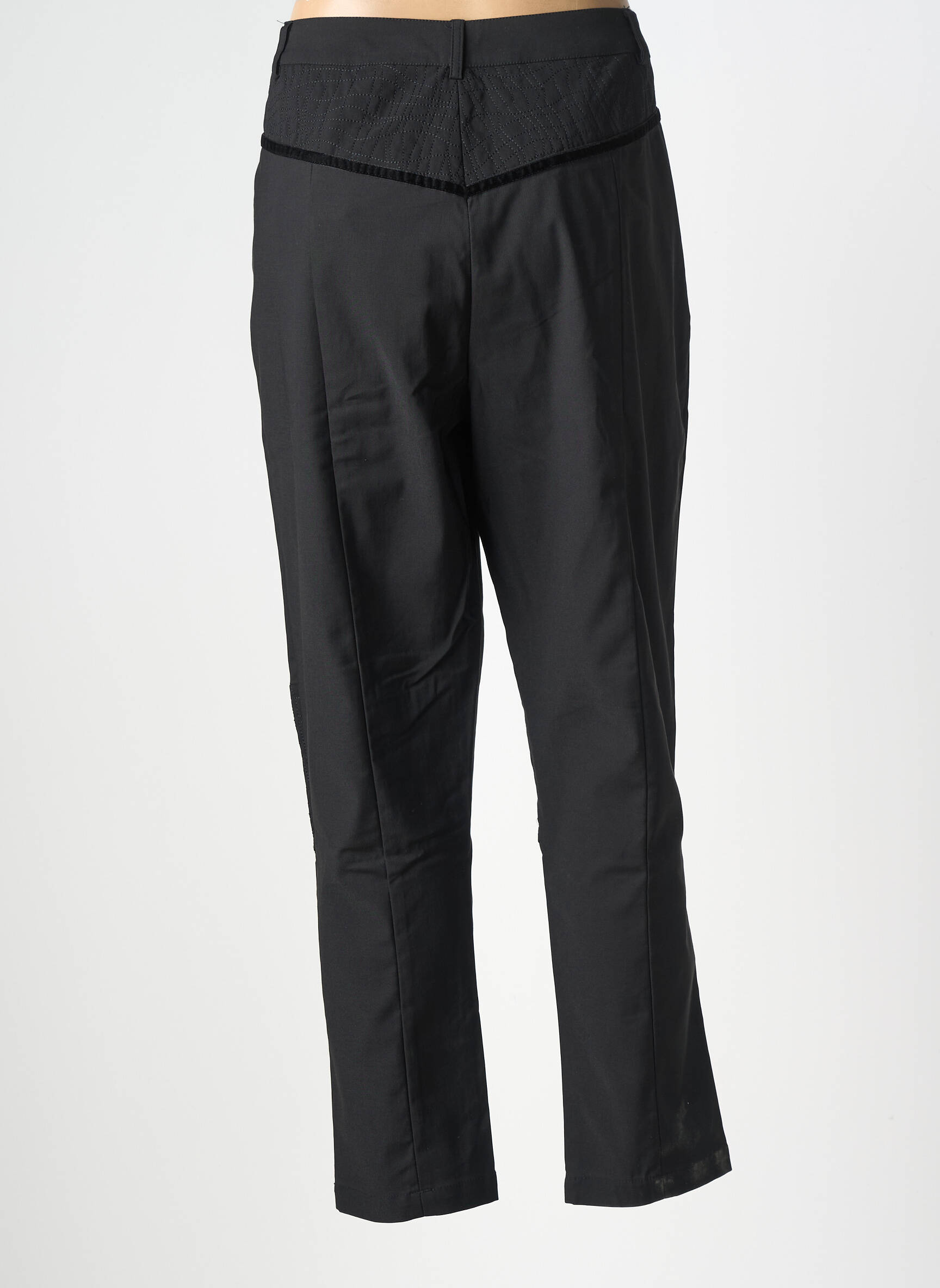 Pantalon drept elasticitate mărime normală negru ALL BEAUTIFUL femeie