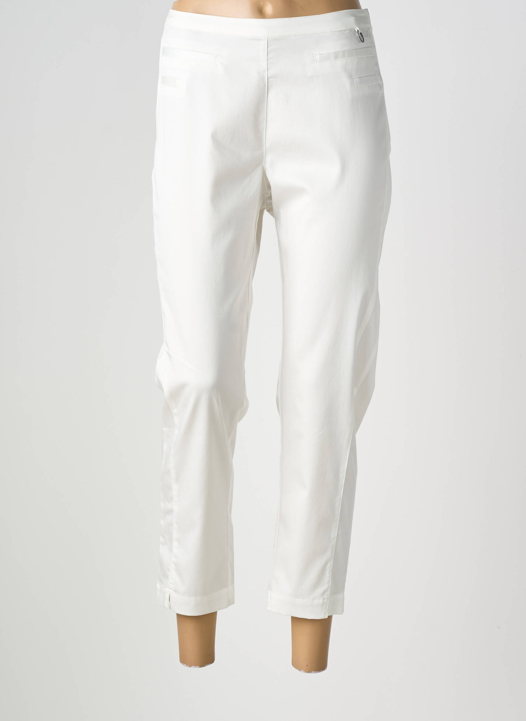 Pantalon 7/8 elasticitate mărime normală alb MADO ET LES AUTRES femeie