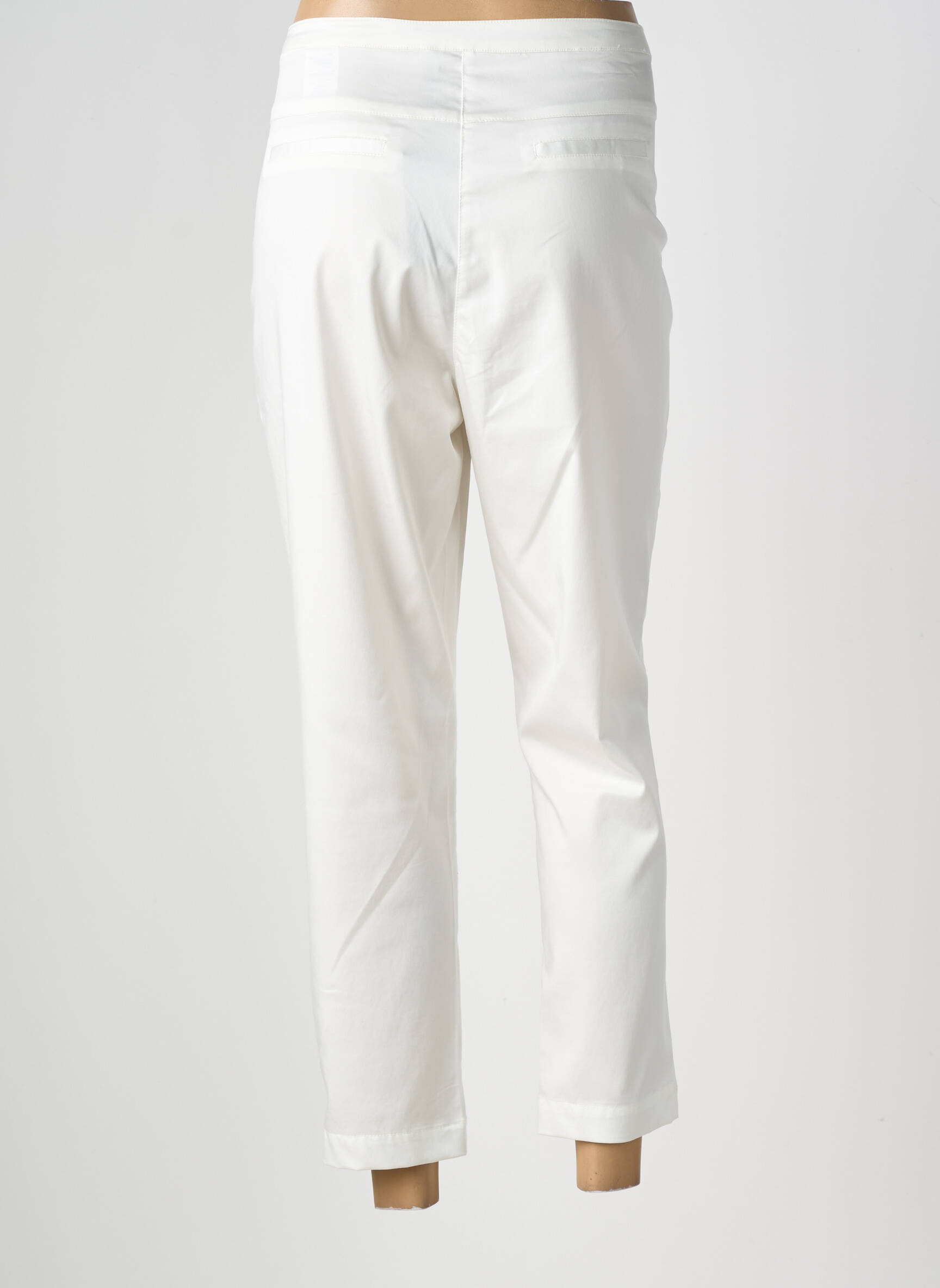 Pantalon 7/8 elasticitate mărime normală alb MADO ET LES AUTRES femeie