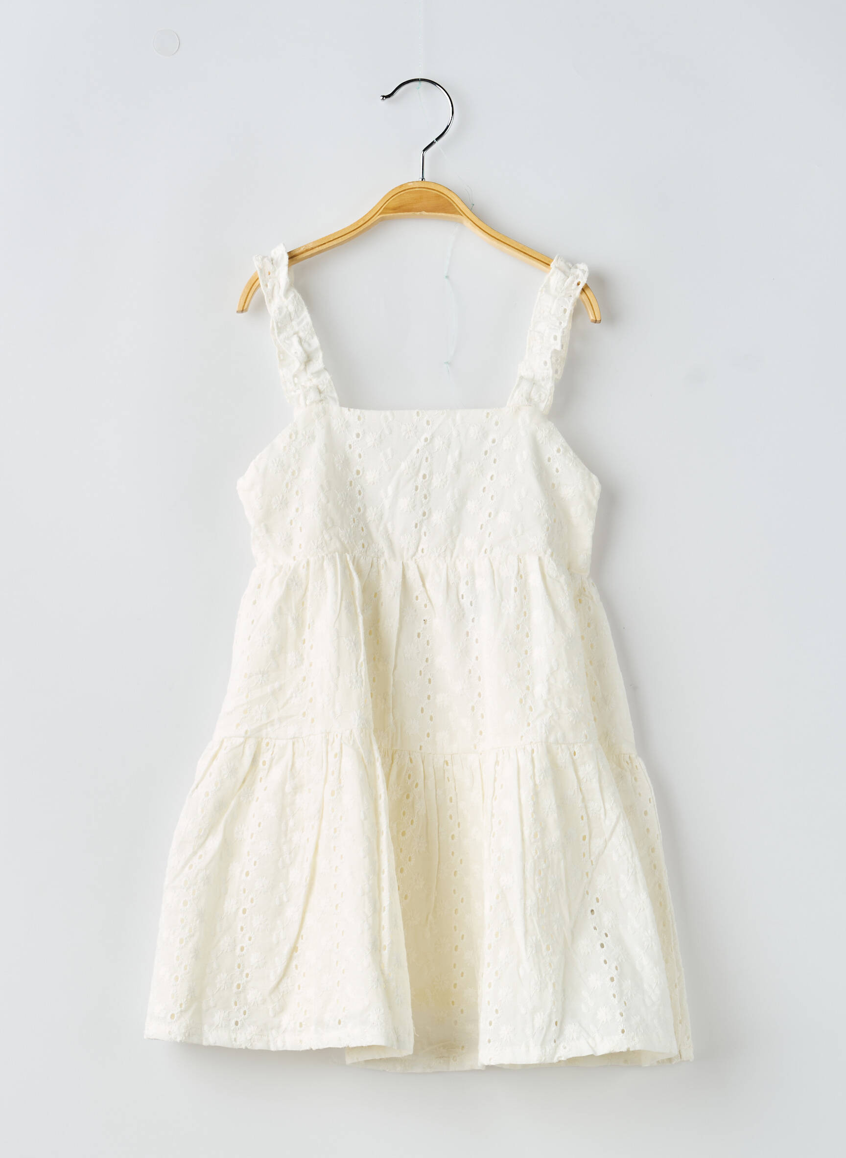Rochie scurtă căptușeală fără mâneci alb ZY fată