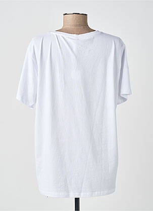 Tricou serigrafie flockată mâneci scurte alb SOYACONCEPT femeie