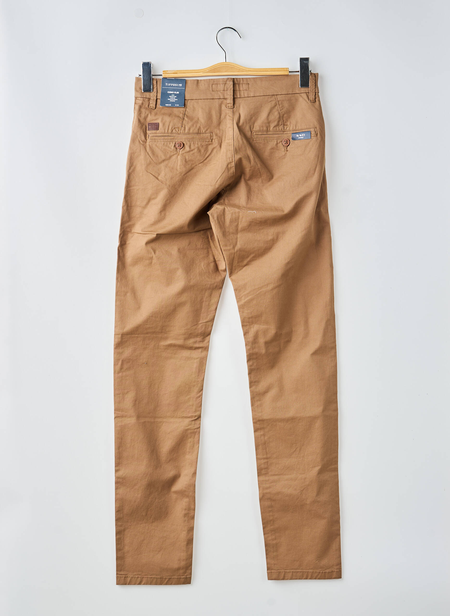 Pantalon chino elasticitate mărime normală maro TIFFOSI bărbat