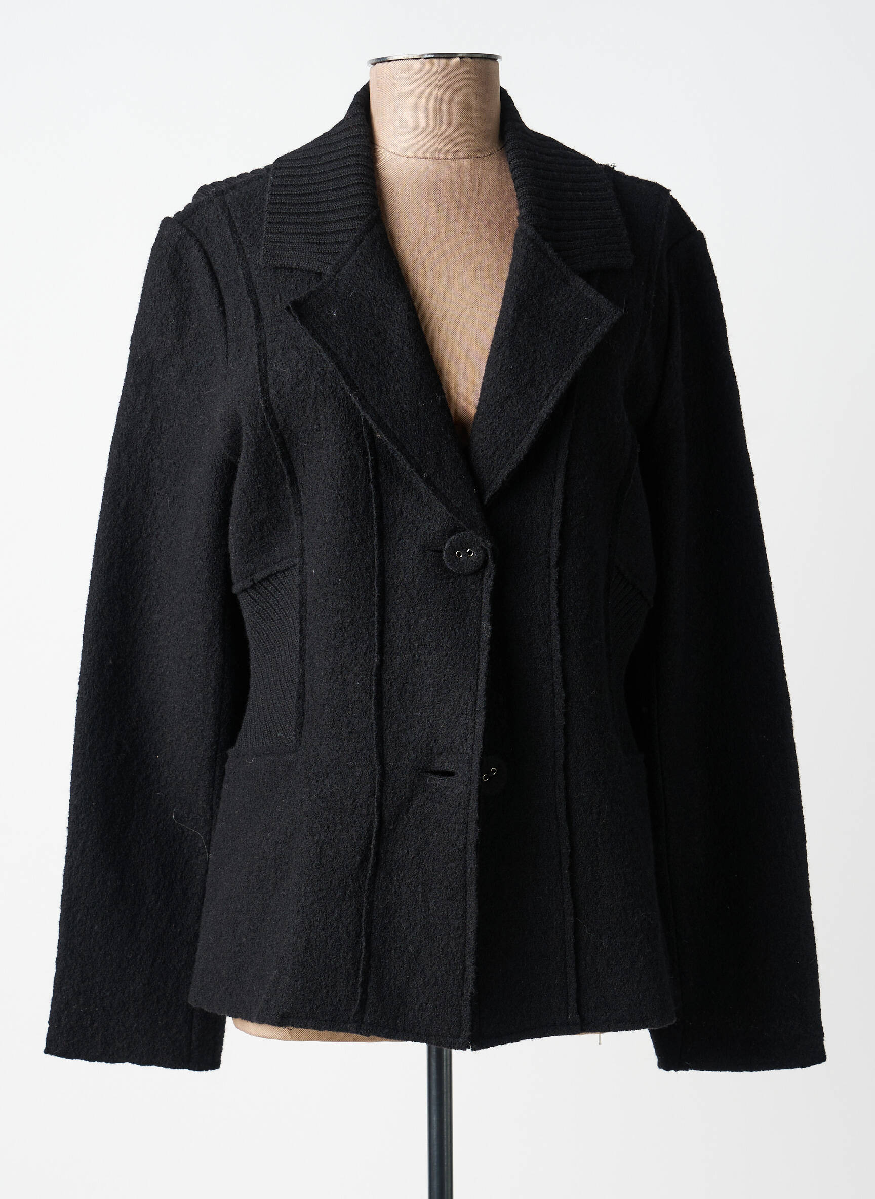 Jachete casual guler tip costum negru KATMAI femeie