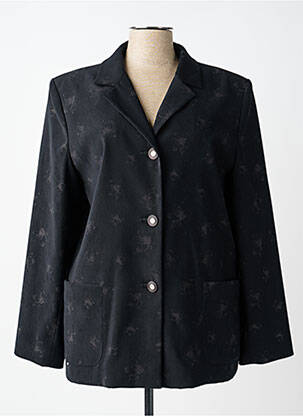 Sacou buzunare negru FEDORA femeie