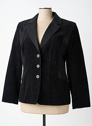 Sacou buzunare negru FEDORA femeie