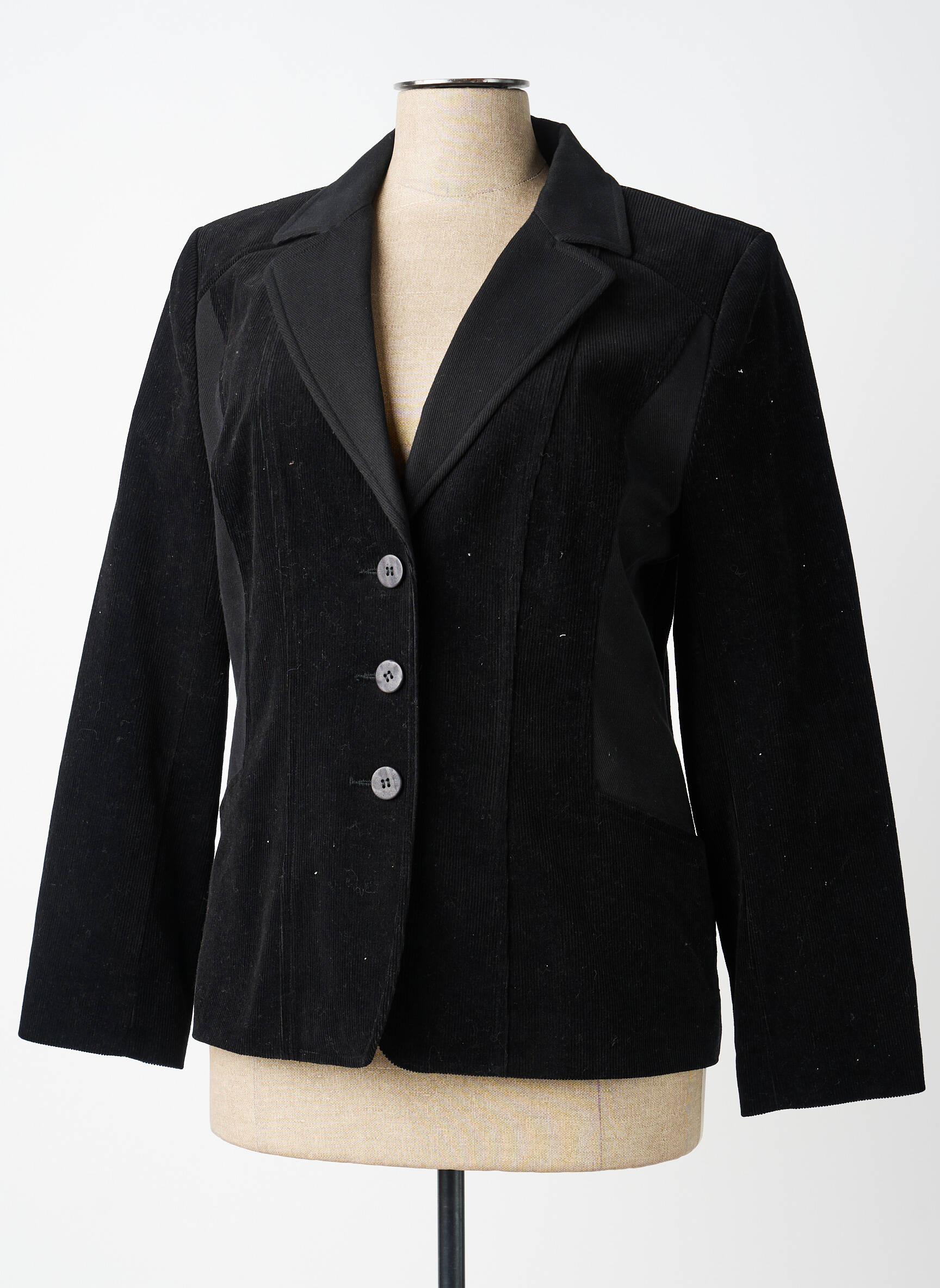 Sacou buzunare negru FEDORA femeie