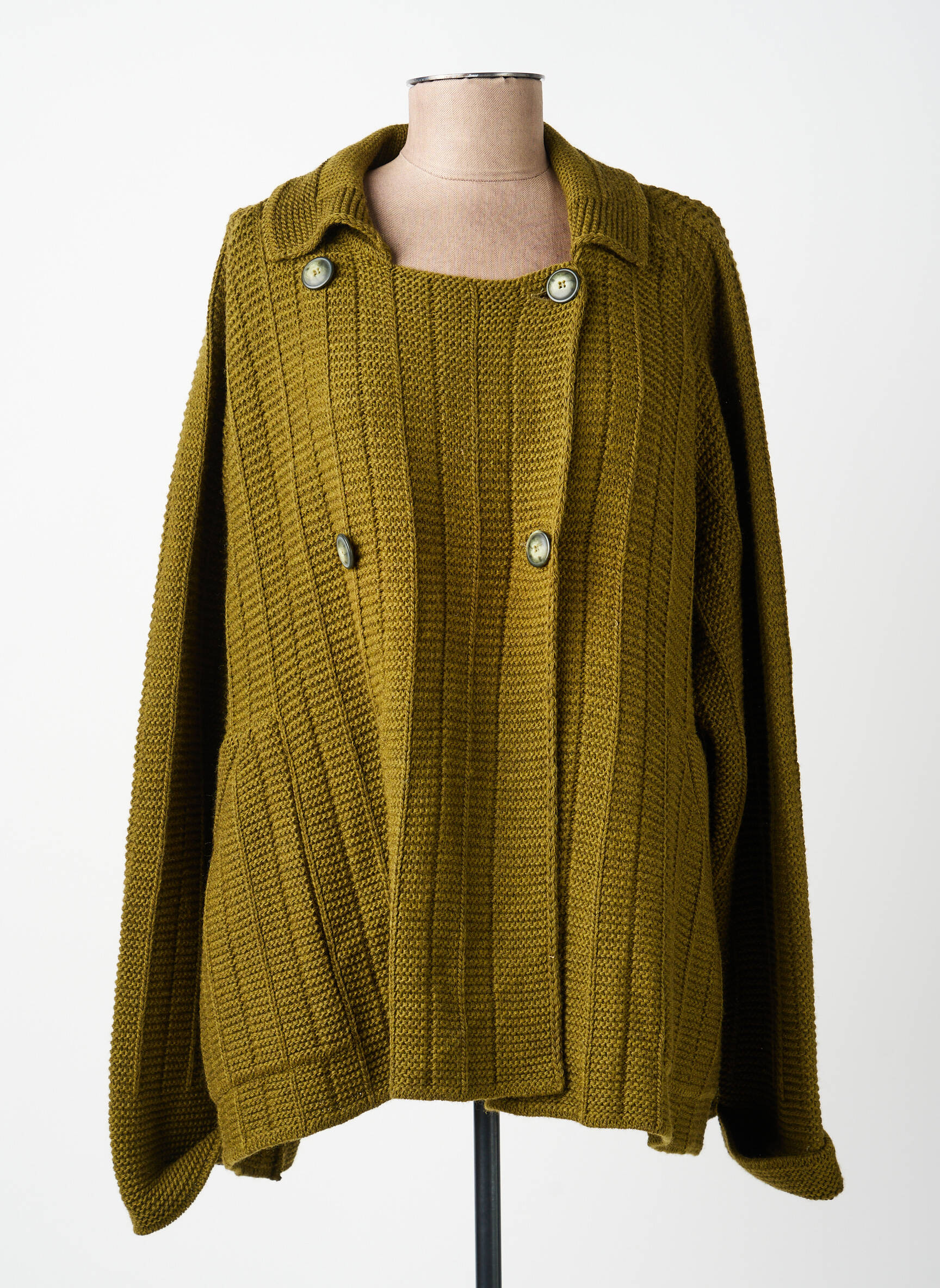 Jachete casual croială dreaptă verde CANNISSE femeie