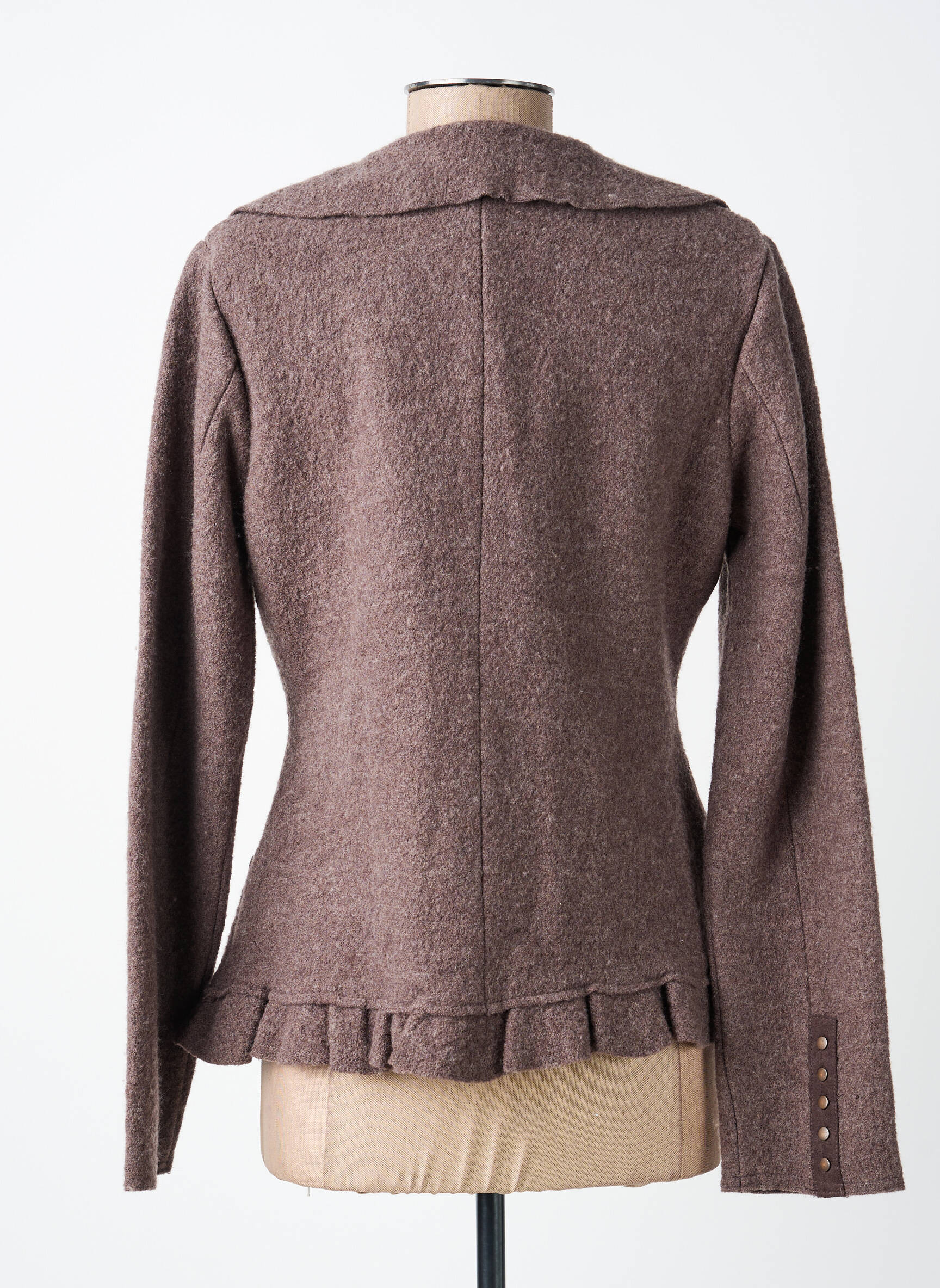 Jachete casual guler rotund gri KATMAI femeie