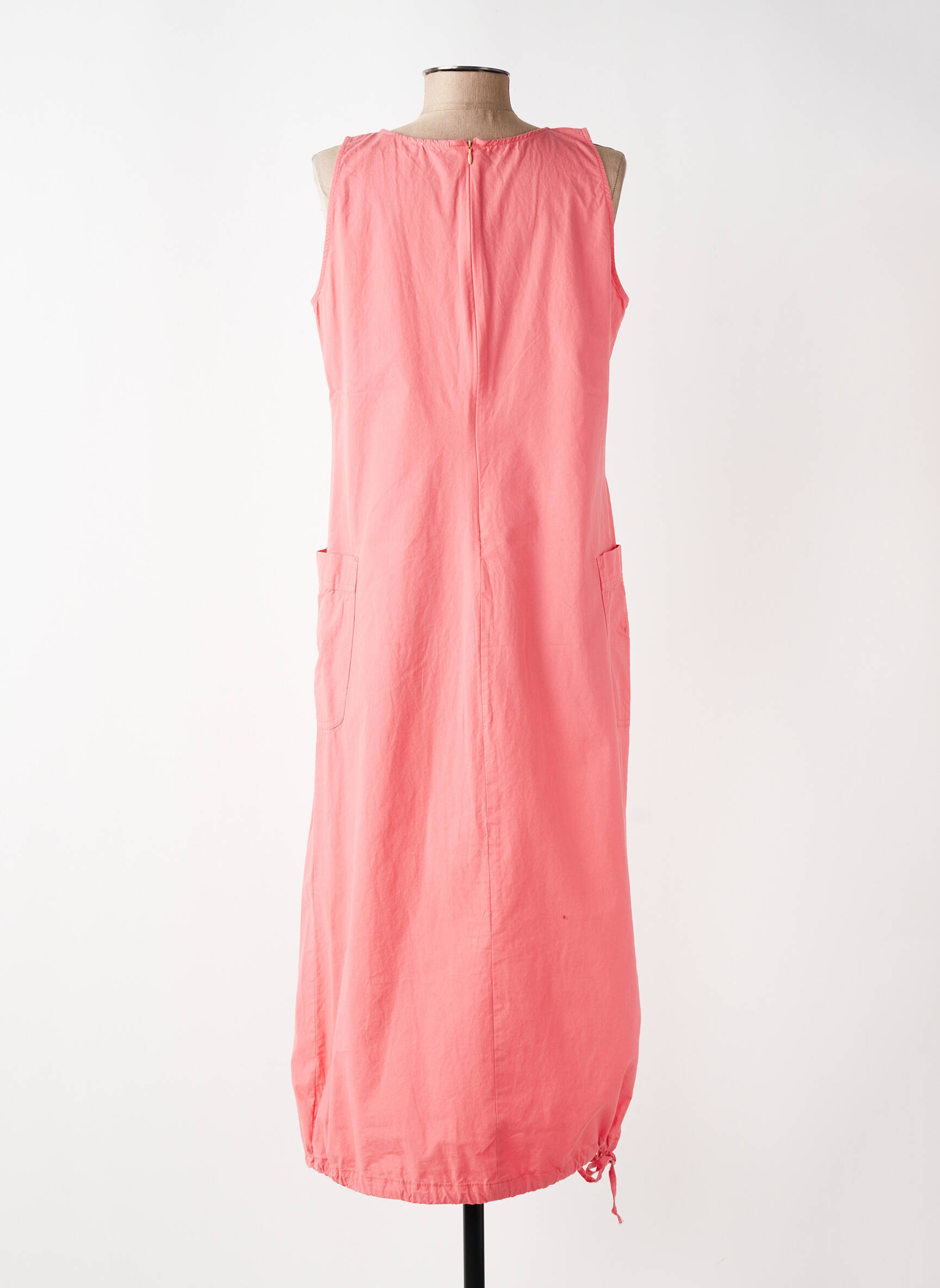 Rochie midi fără mâneci fără mâneci roz ARMOR LUX femeie