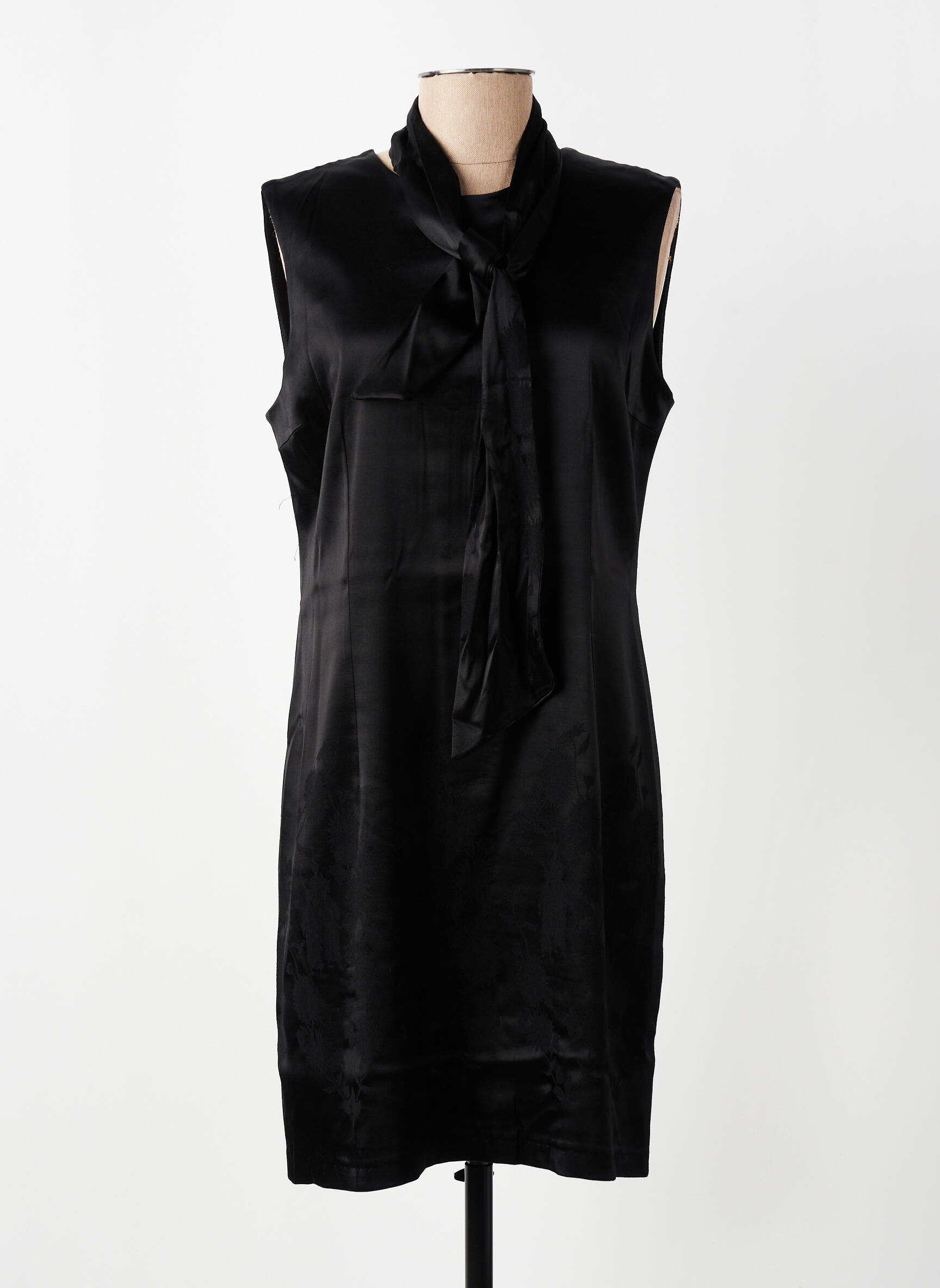 Rochie scurtă fără mâneci fără mâneci negru ENTRACTE femeie