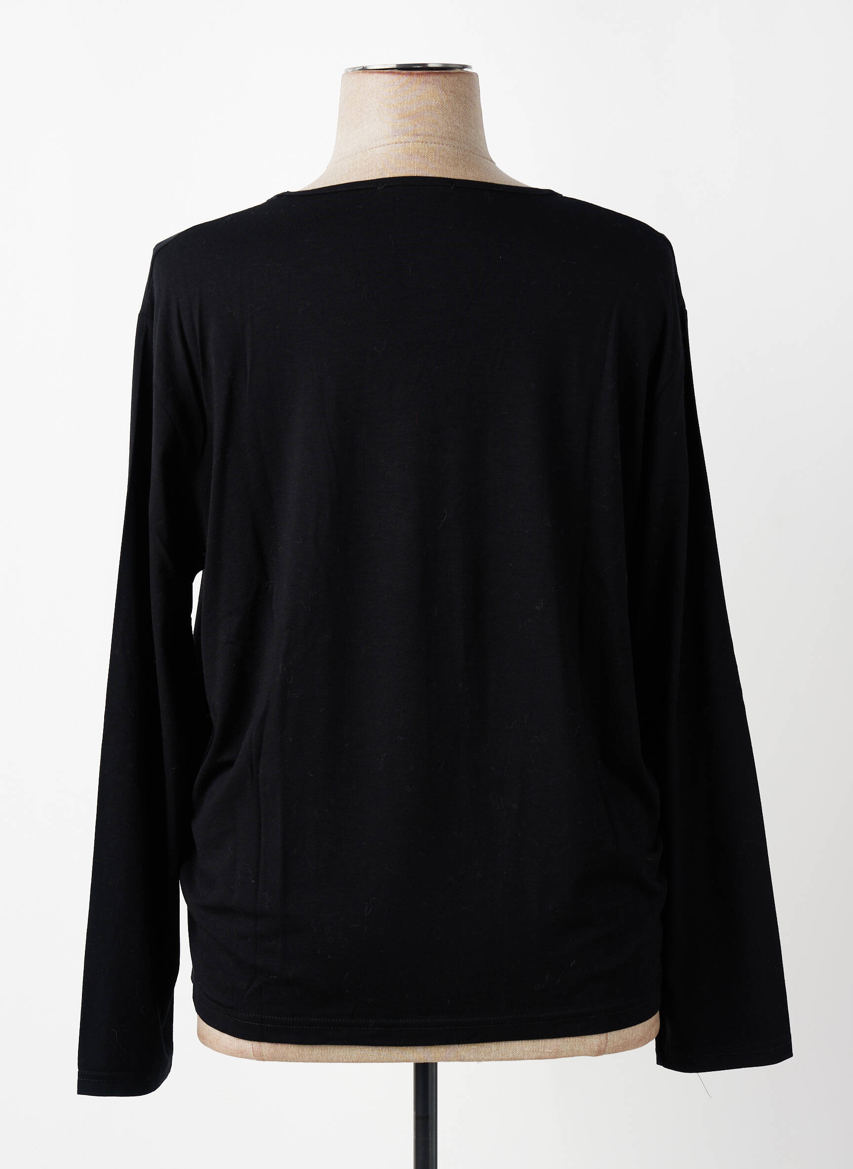 Tricou mâneci lungi mâneci lungi negru MONTAGUT femeie
