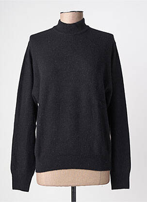 Pulover elasticitate mâneci lungi negru MONTAGUT femeie