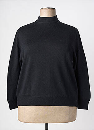 Pulover elasticitate mâneci lungi negru MONTAGUT femeie