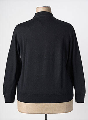 Pulover elasticitate mâneci lungi negru MONTAGUT femeie