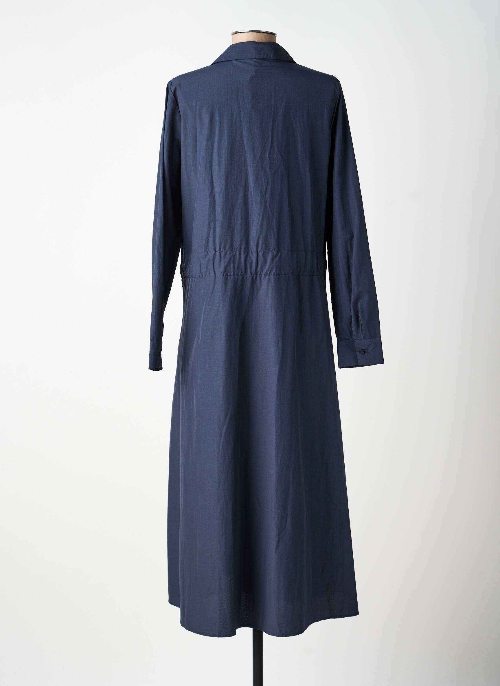 Rochie lungă mâneci lungi mâneci lungi albastru SOYACONCEPT femeie