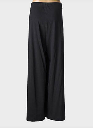 Pantalon larg buzunare mărime normală negru MALOKA femeie